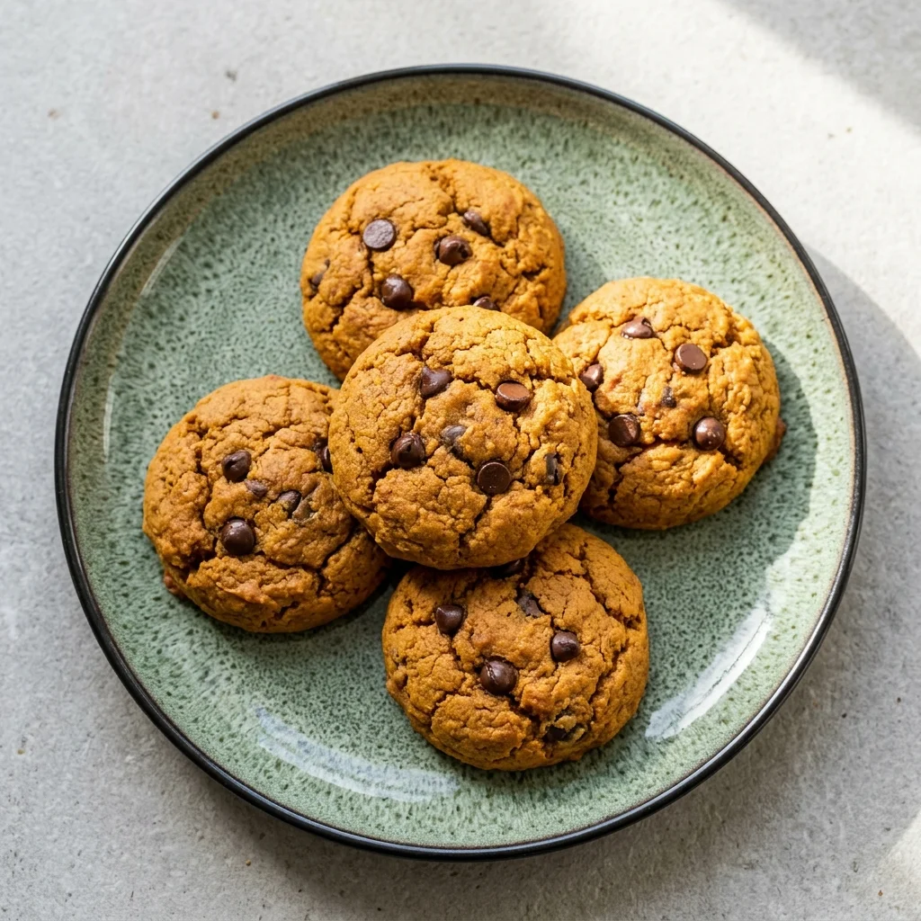 Vegan Spiced Pumpkin Cookies