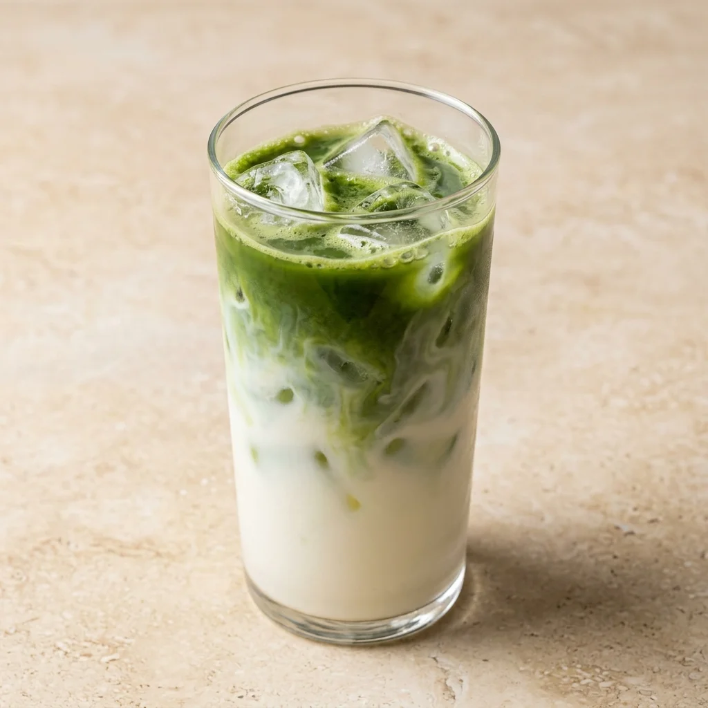 Vegan Iced Matcha Latte