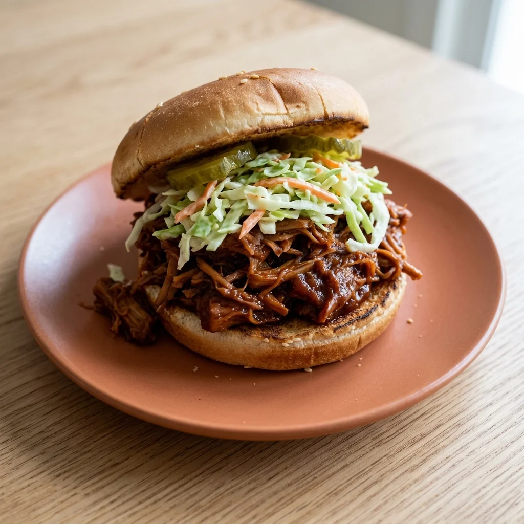 Vegan Jackfruit Pulled Pork Sandwiches