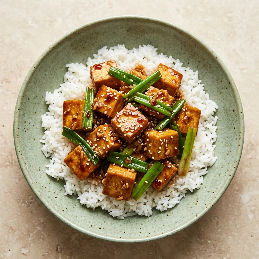 Vegan Mongolian Tofu