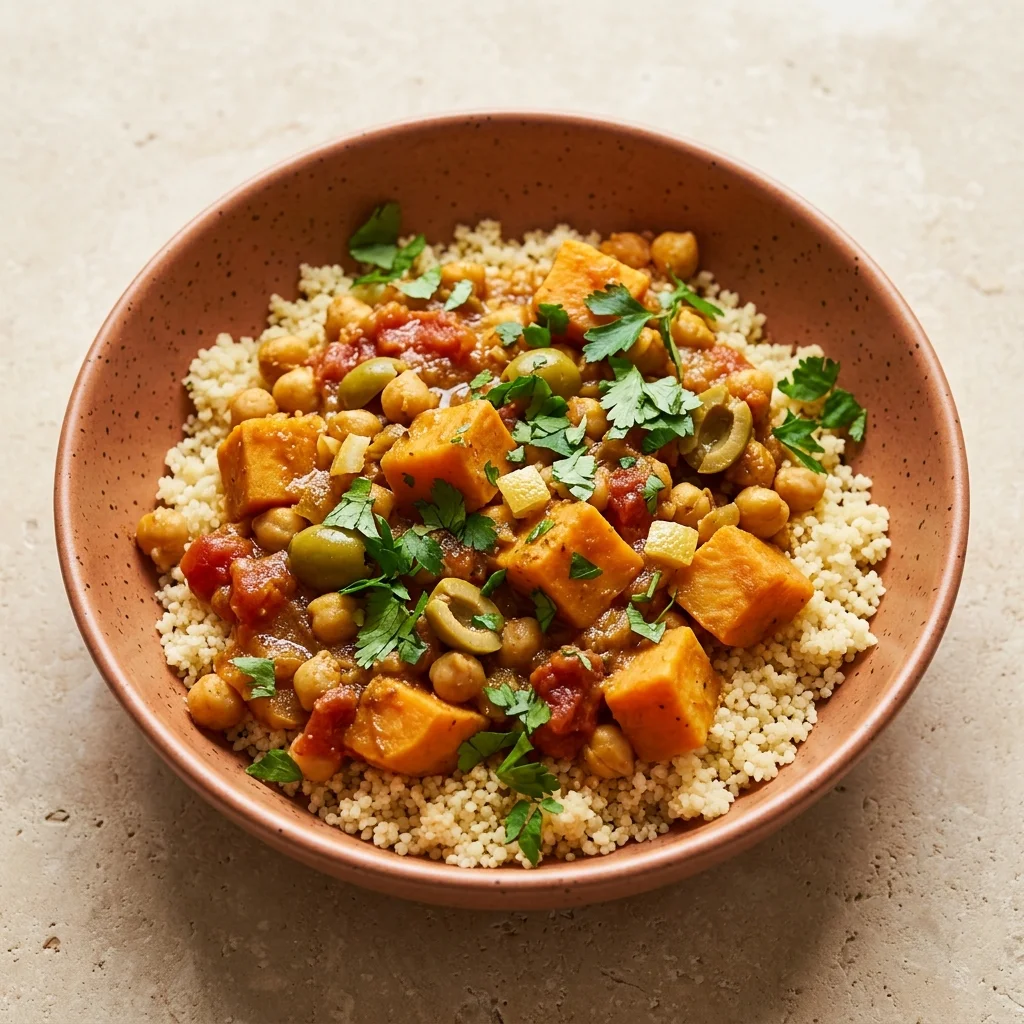 Vegan Moroccan Chickpea Tagine