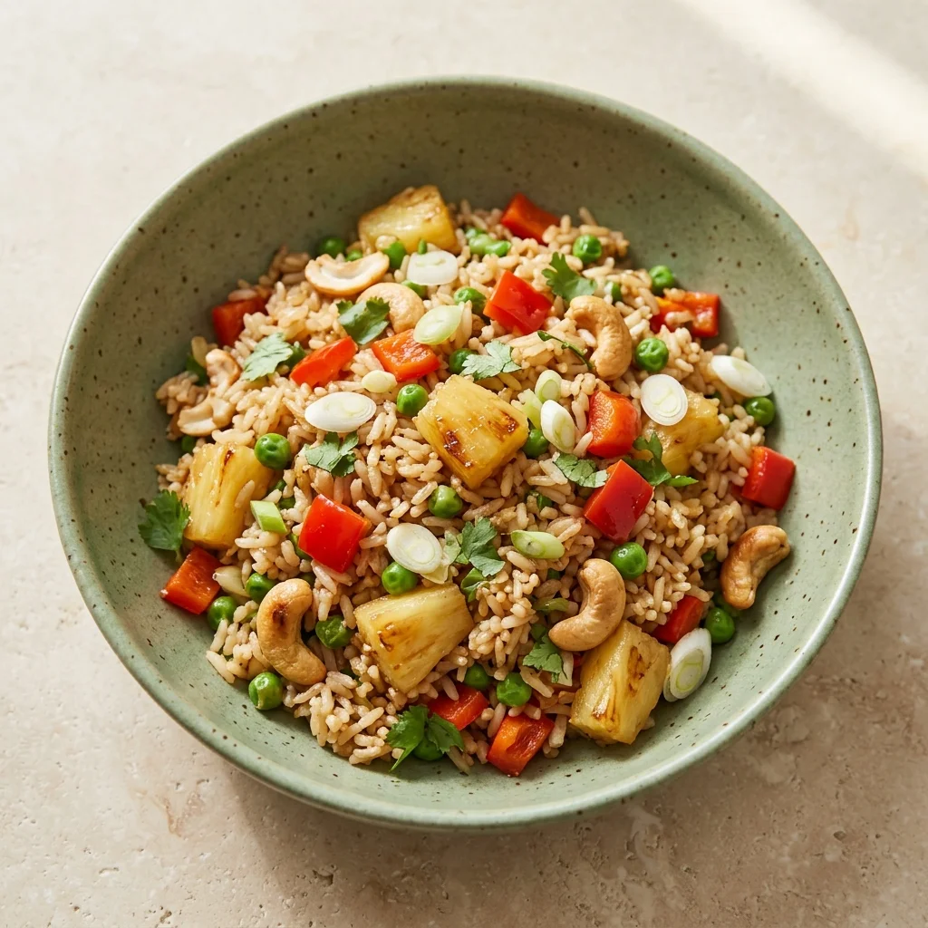 Vegan Pineapple Fried Rice