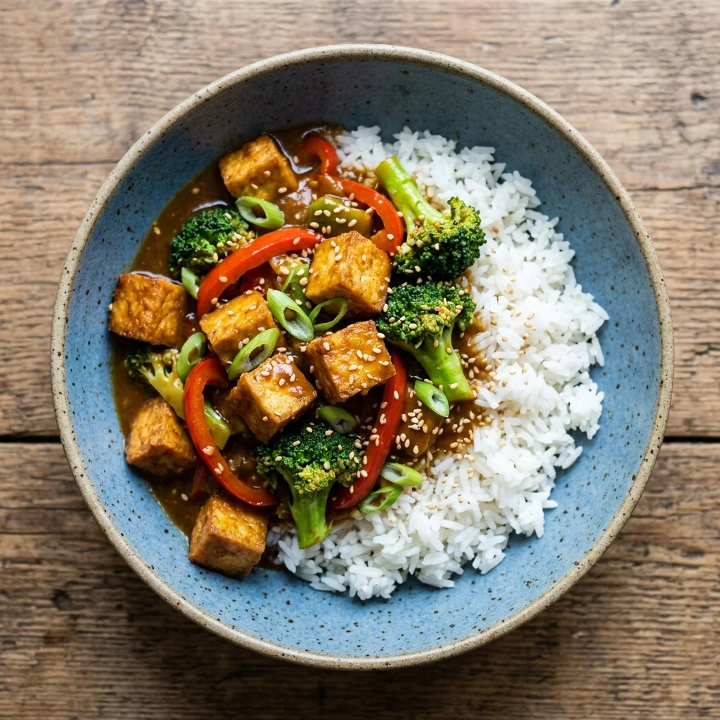 Vegan Teriyaki Tofu Curry