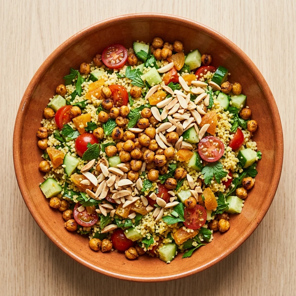 Vegan Moroccan Couscous Salad