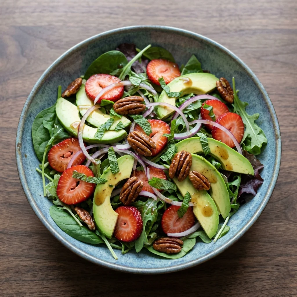 Vegan Strawberry Avocado Salad