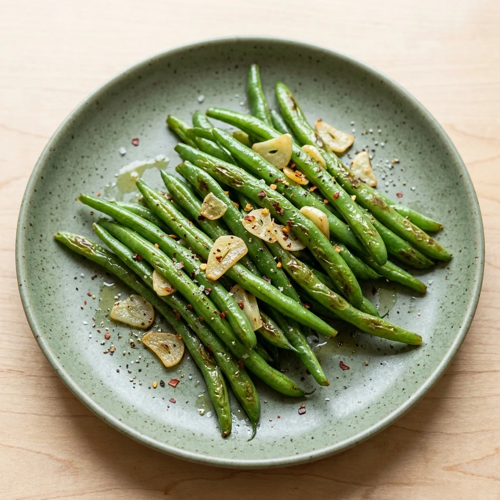 Vegan Simple Sautéed Green Beans