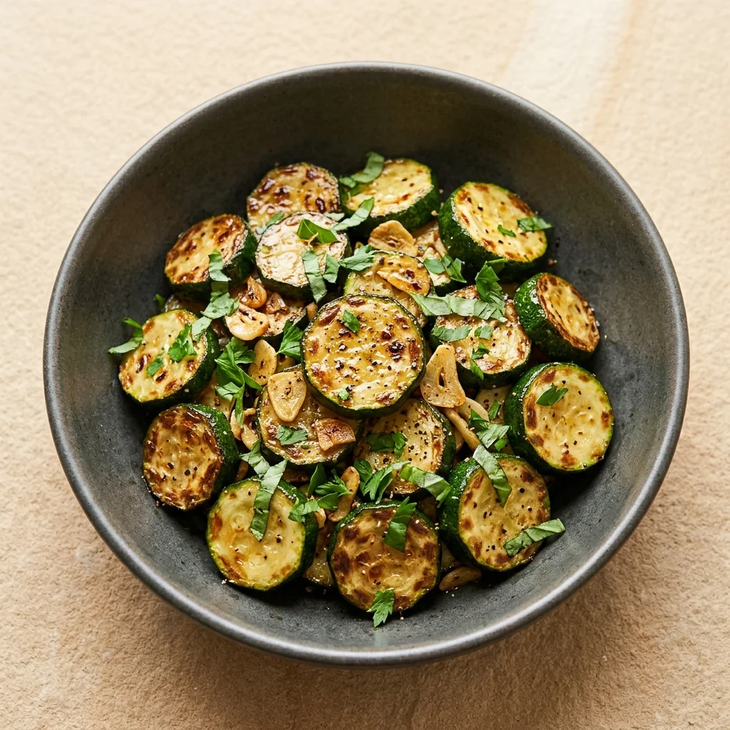 Vegan Simple Sautéed Zucchini
