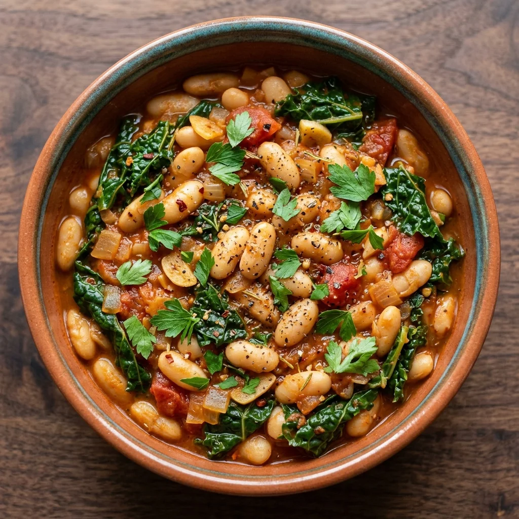 Vegan Tuscan White Beans with Smoked Paprika