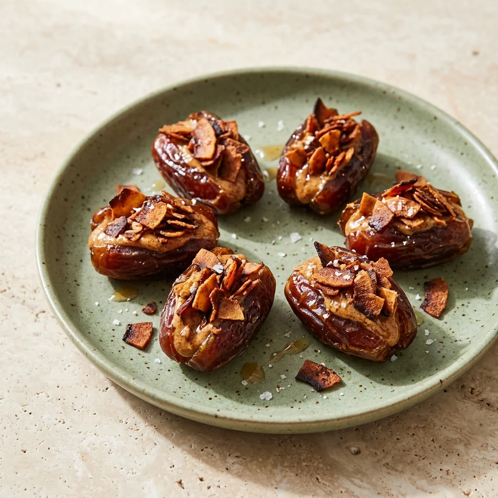 Vegan Coconut Bacon-Wrapped Dates
