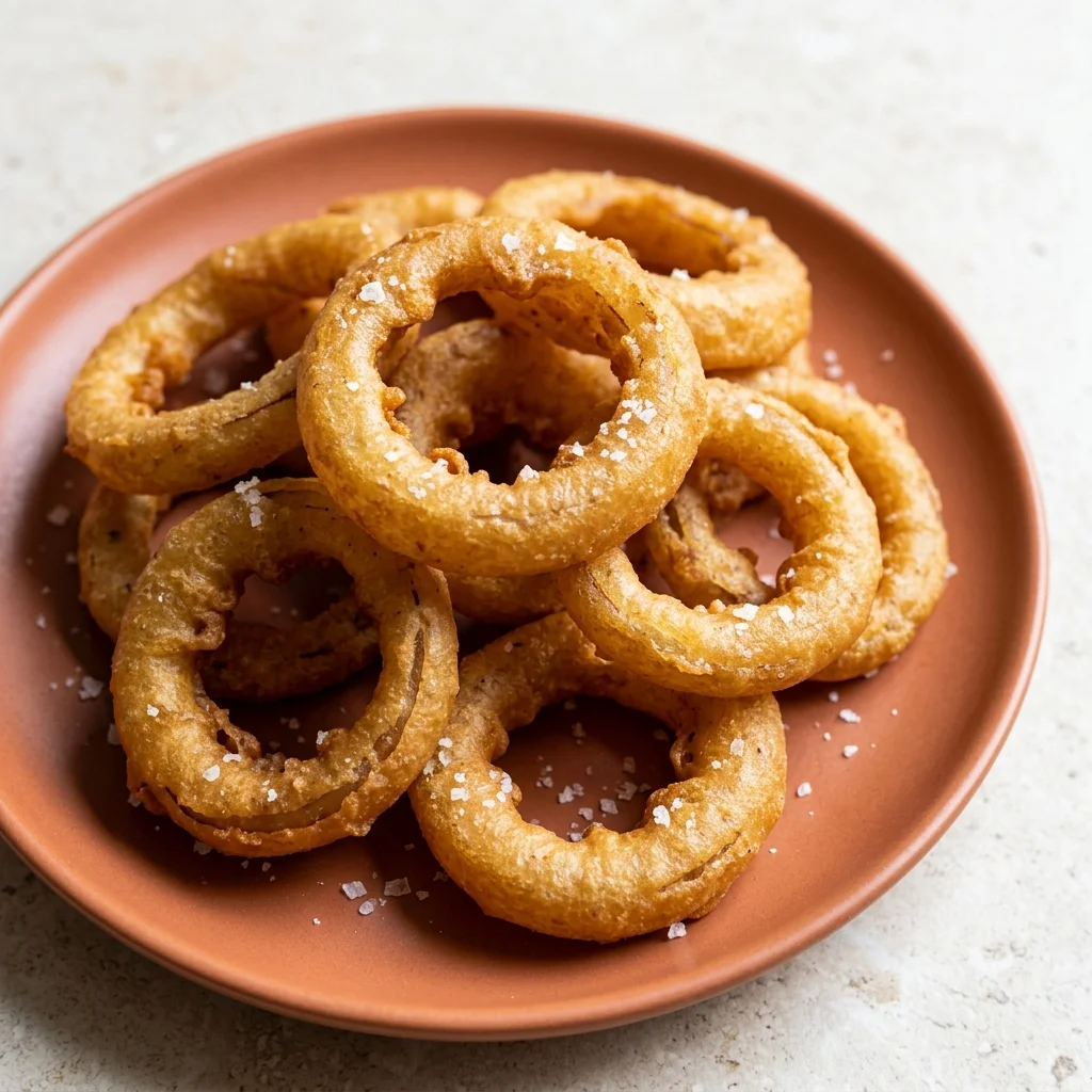 Vegan Beer Battered Onion Rings