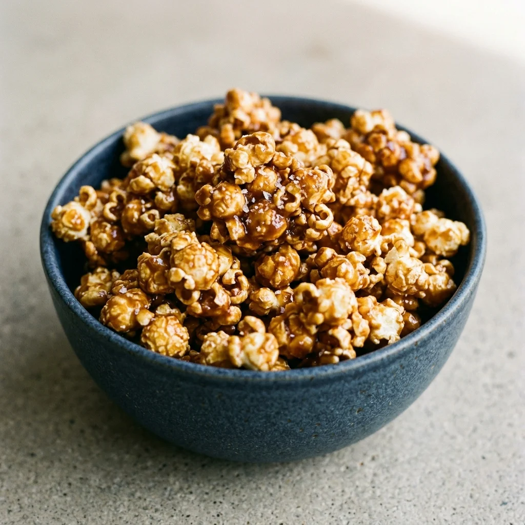 Vegan Caramel Popcorn