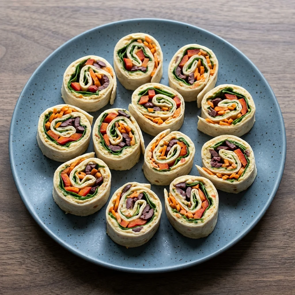 Vegan Hummus Pinwheels