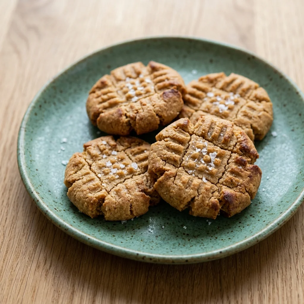 Flourless Peanut Butter Cookies