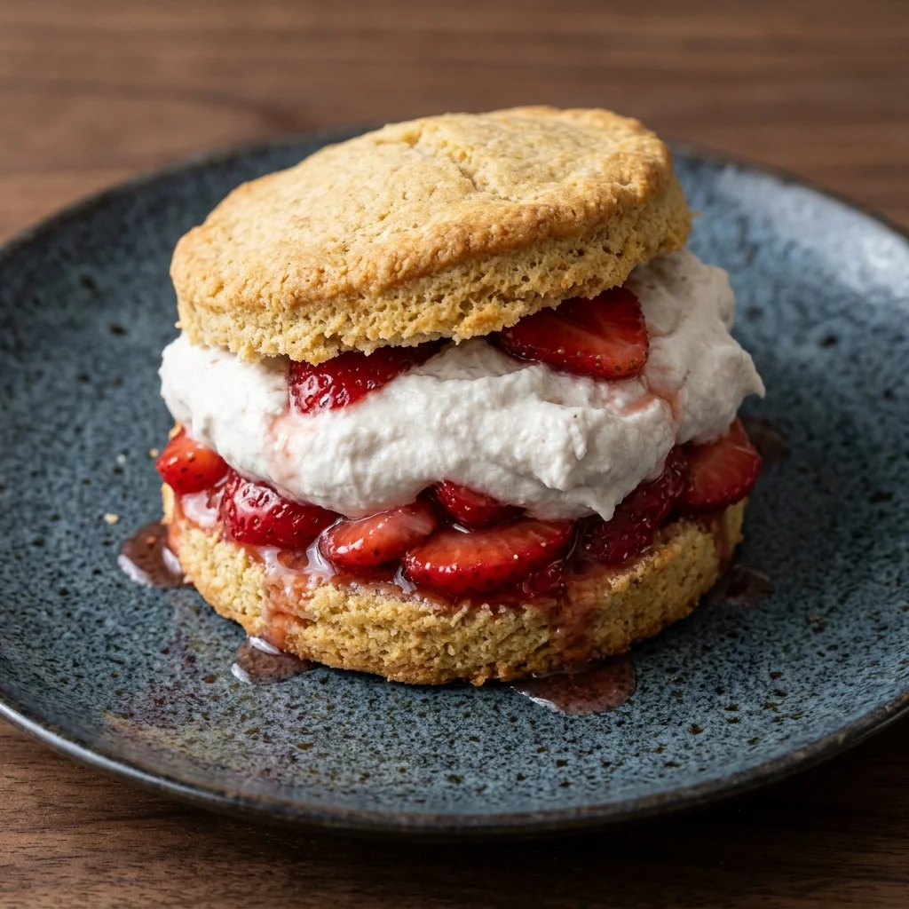 Strawberry Shortcake with Coconut Whip