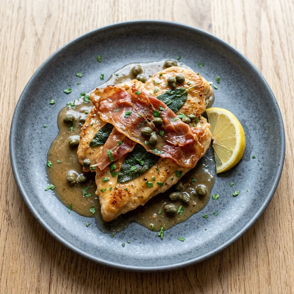 Chicken Saltimbocca with Sage
