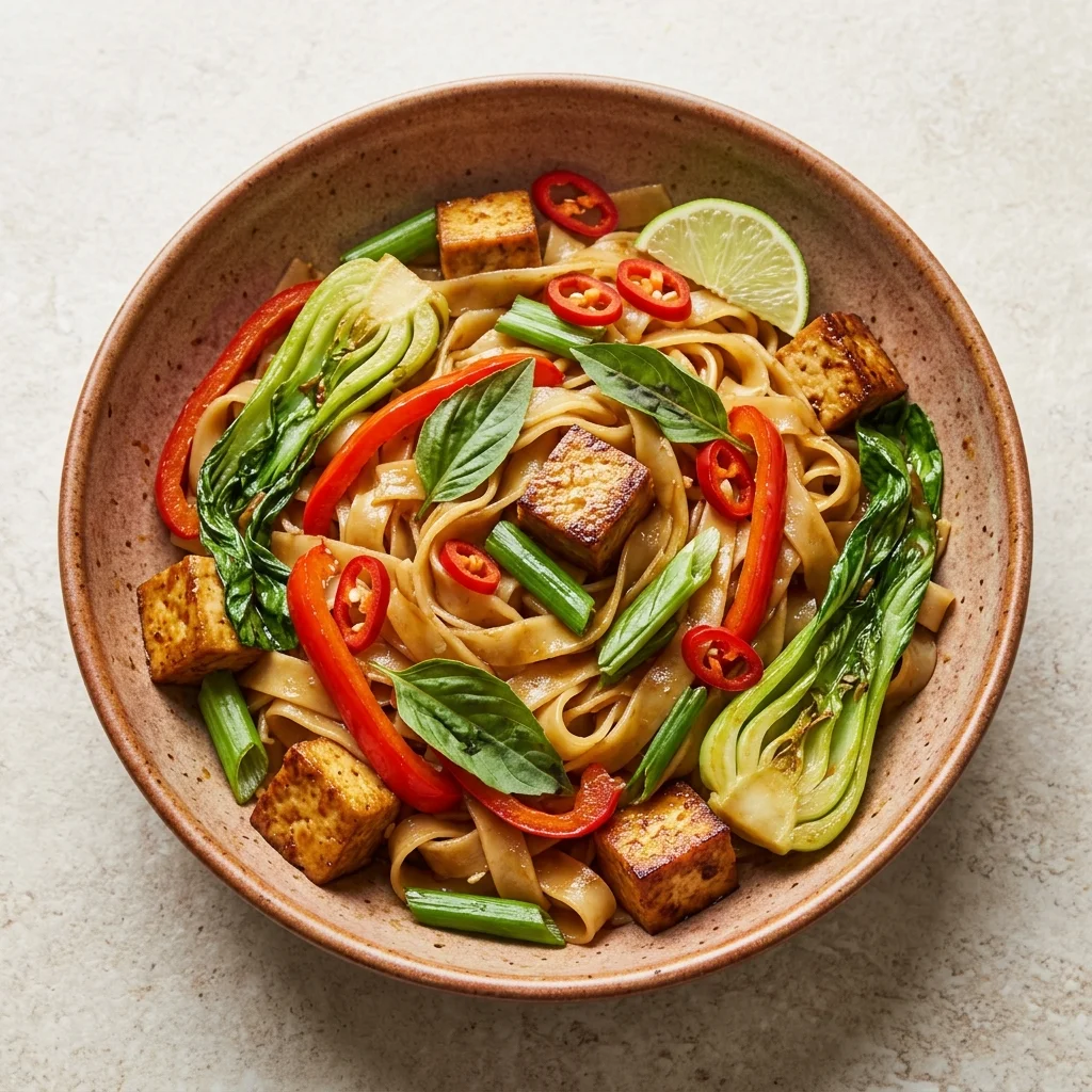 Drunken Noodles with Tofu