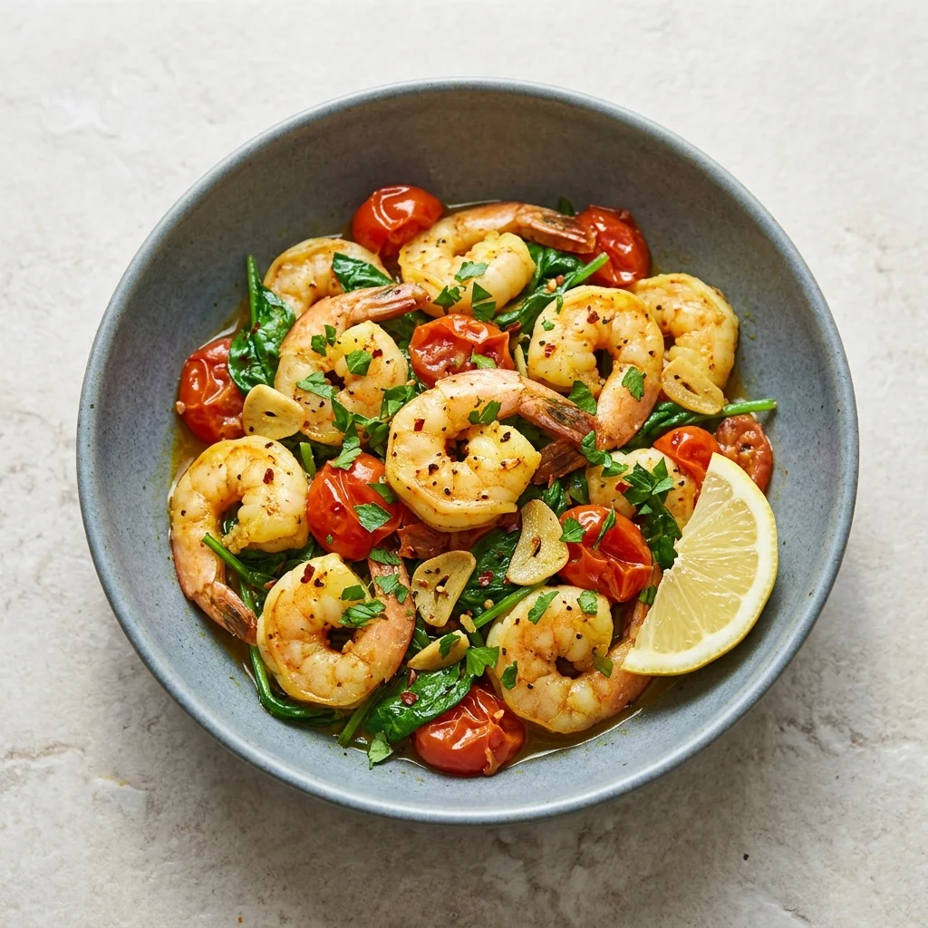 Garlic Shrimp Skillet