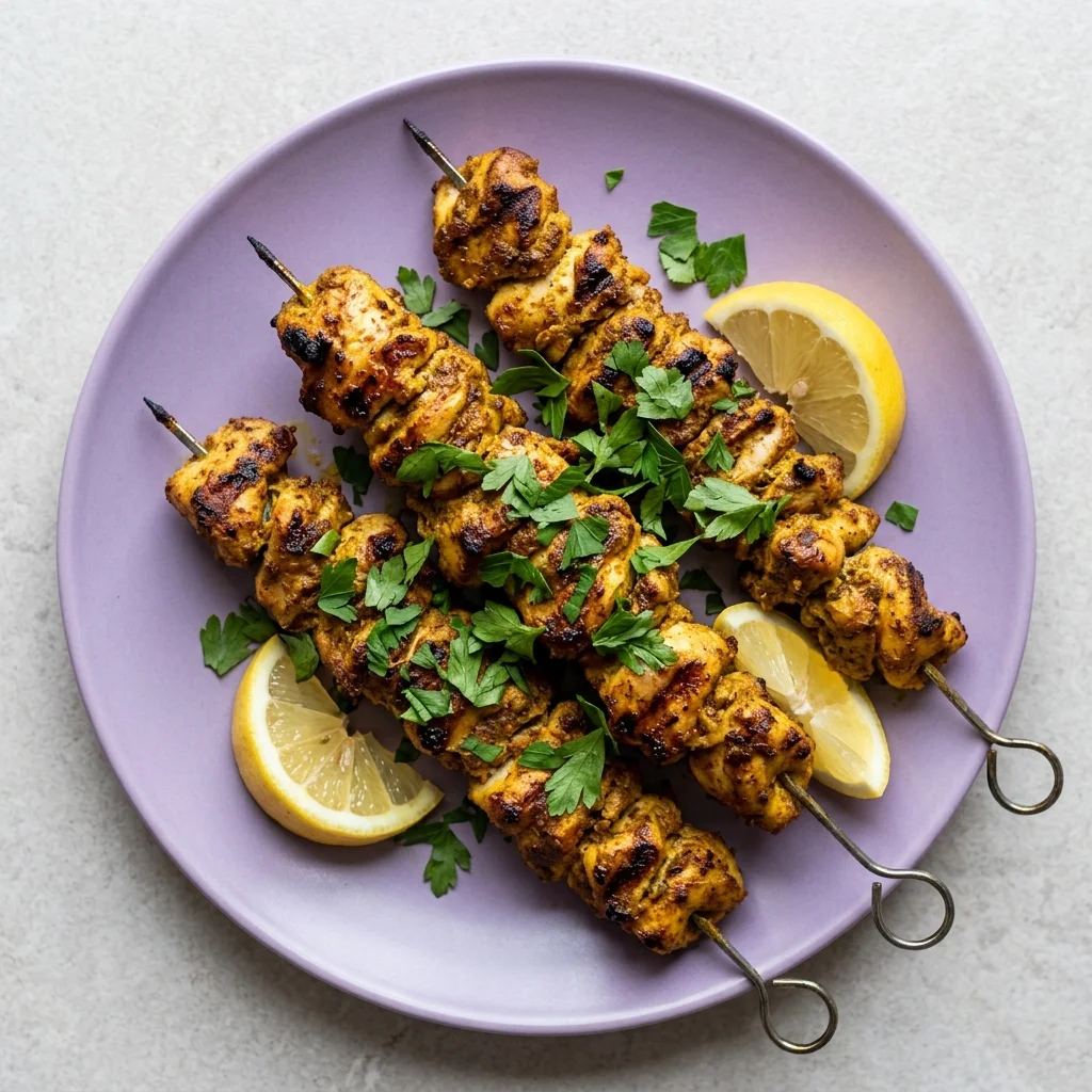 Lebanese Chicken Kebabs