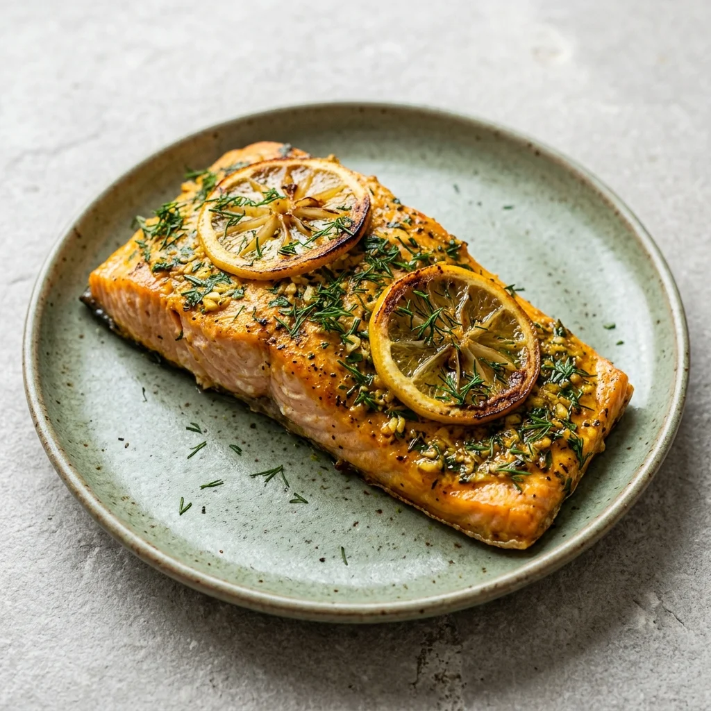 Herb-Roasted Salmon with Turmeric and Lemon