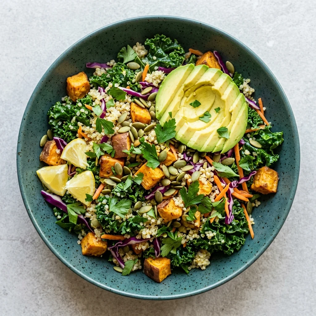 Turmeric Kale & Quinoa Detox Salad