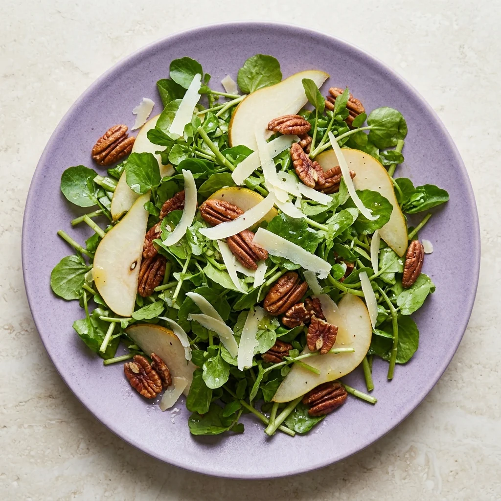 Watercress Salad with Pear and Pecans