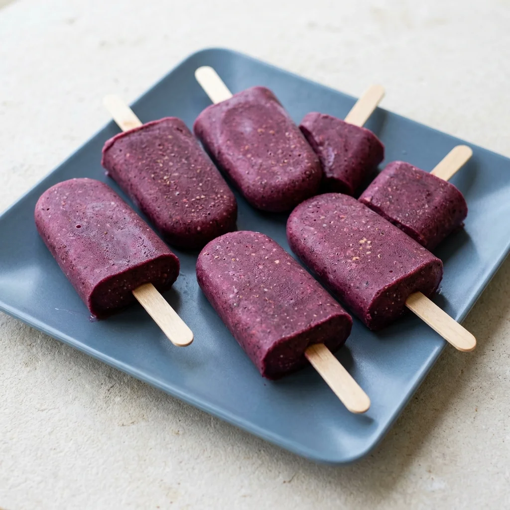 Cinnamon-Walnut Berry Smoothie Pops