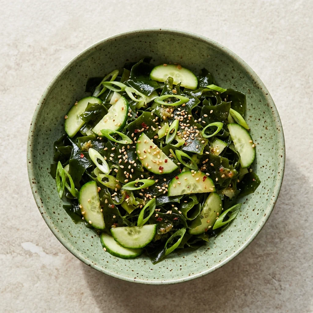 Seaweed Salad with Ginger Sesame Dressing
