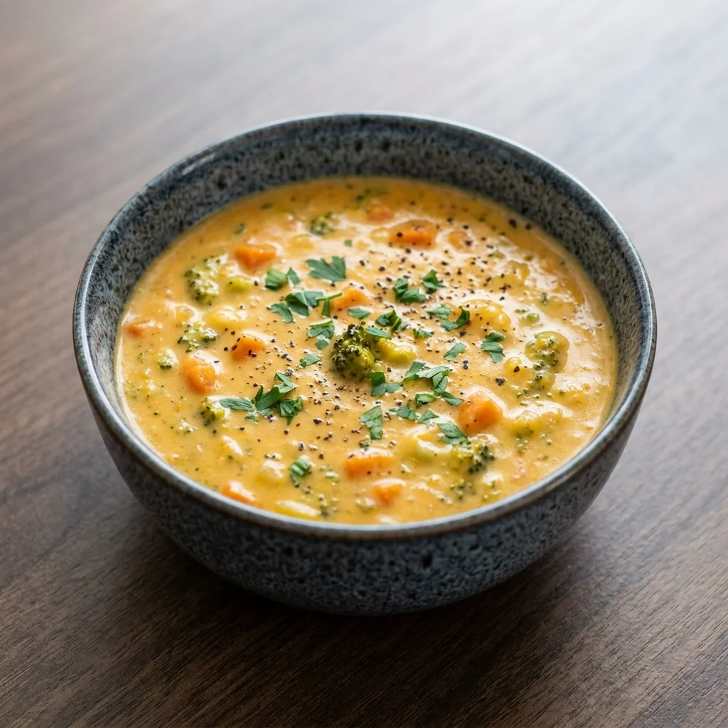 Oat Flour Broccoli Cheddar Soup