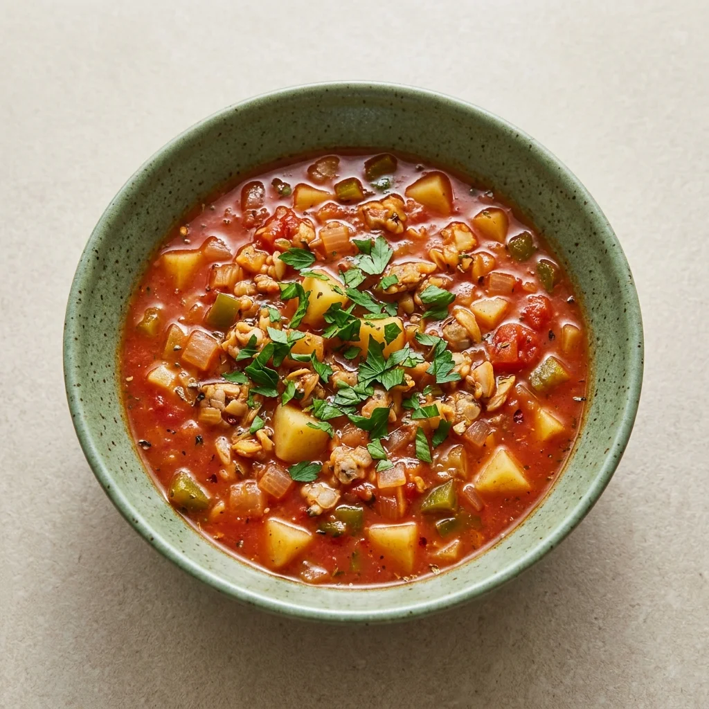 Paprika Manhattan Clam Chowder