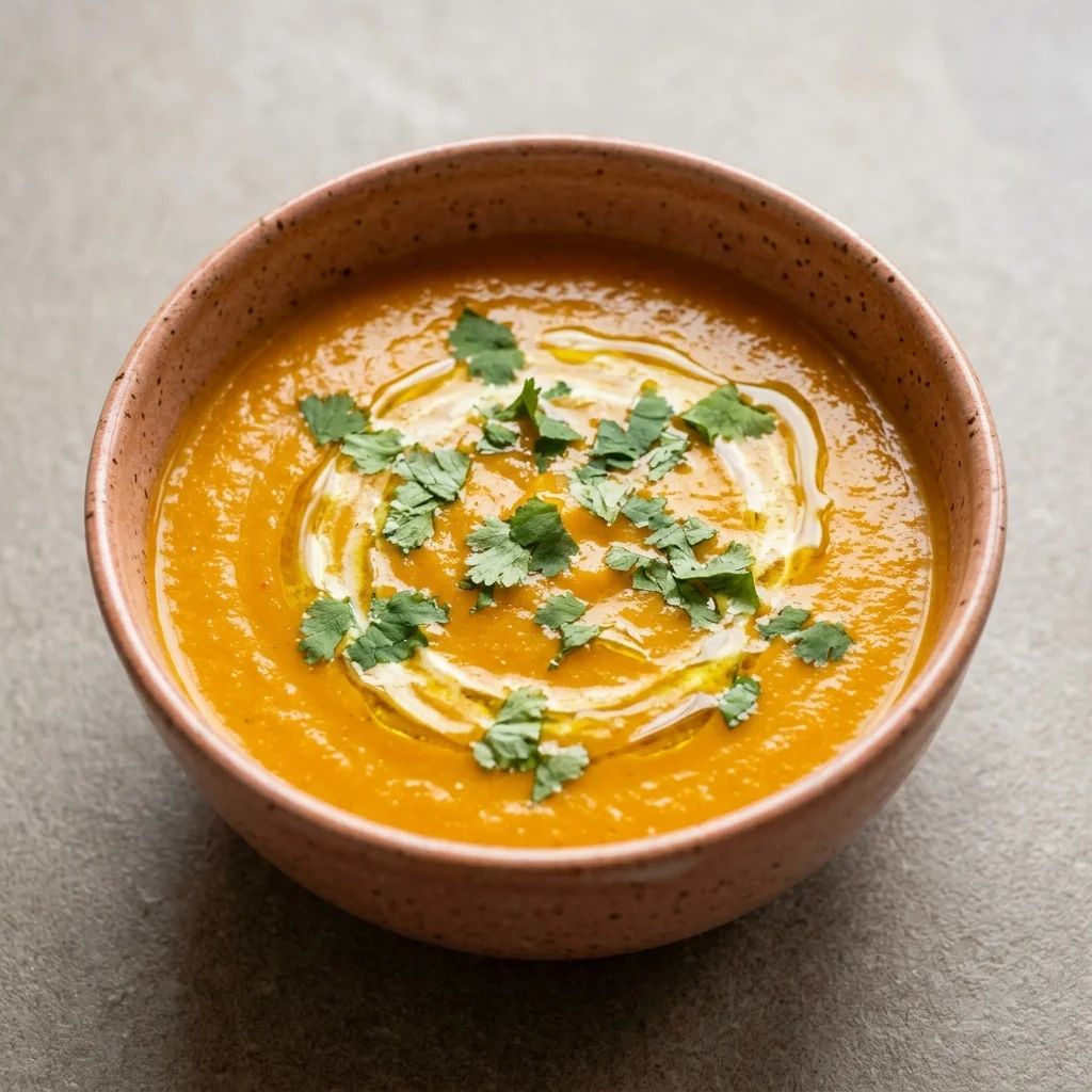 Spiced Carrot and Coconut Soup