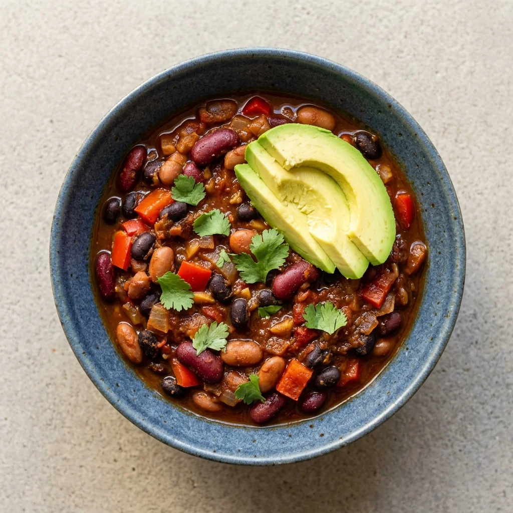 Three-Bean Turmeric Chili