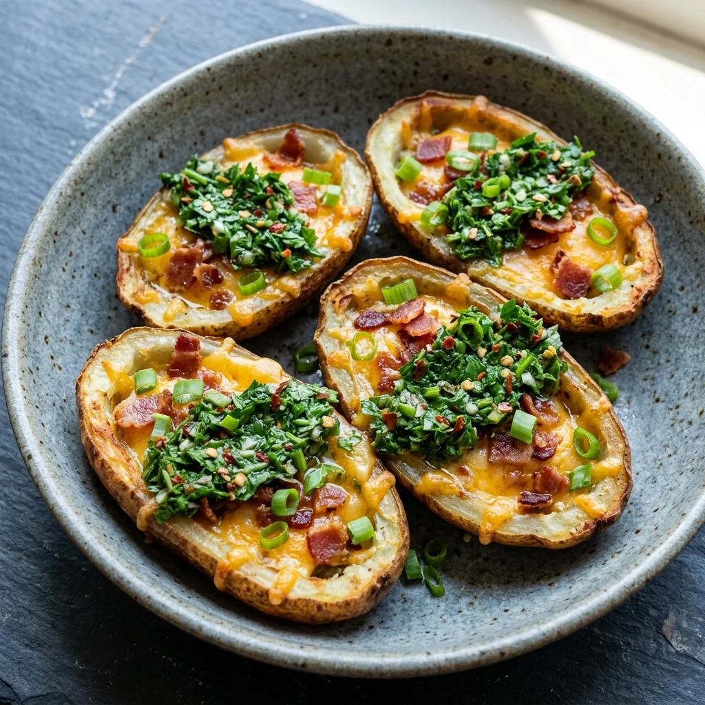 Chimichurri Potato Skins