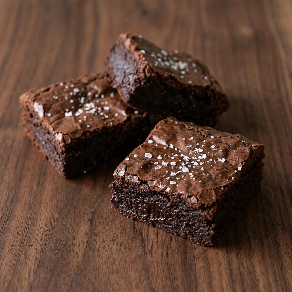 Fudgy Dark Chocolate Brownies