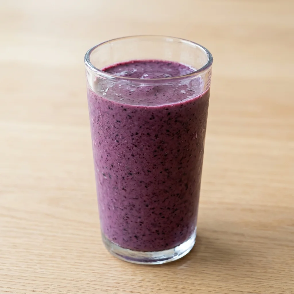 Creamy Blueberry Mint Smoothie