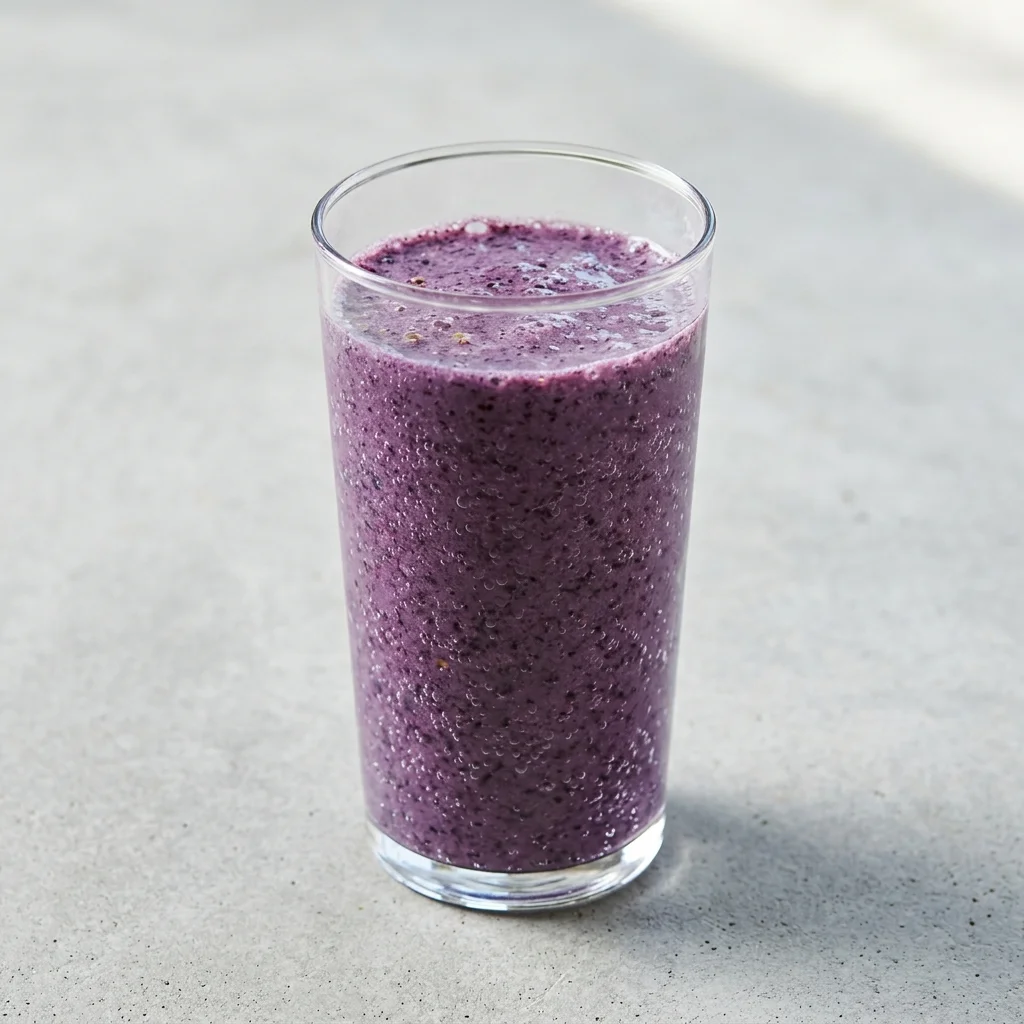 Sparkling Blueberry Lemon Smoothie
