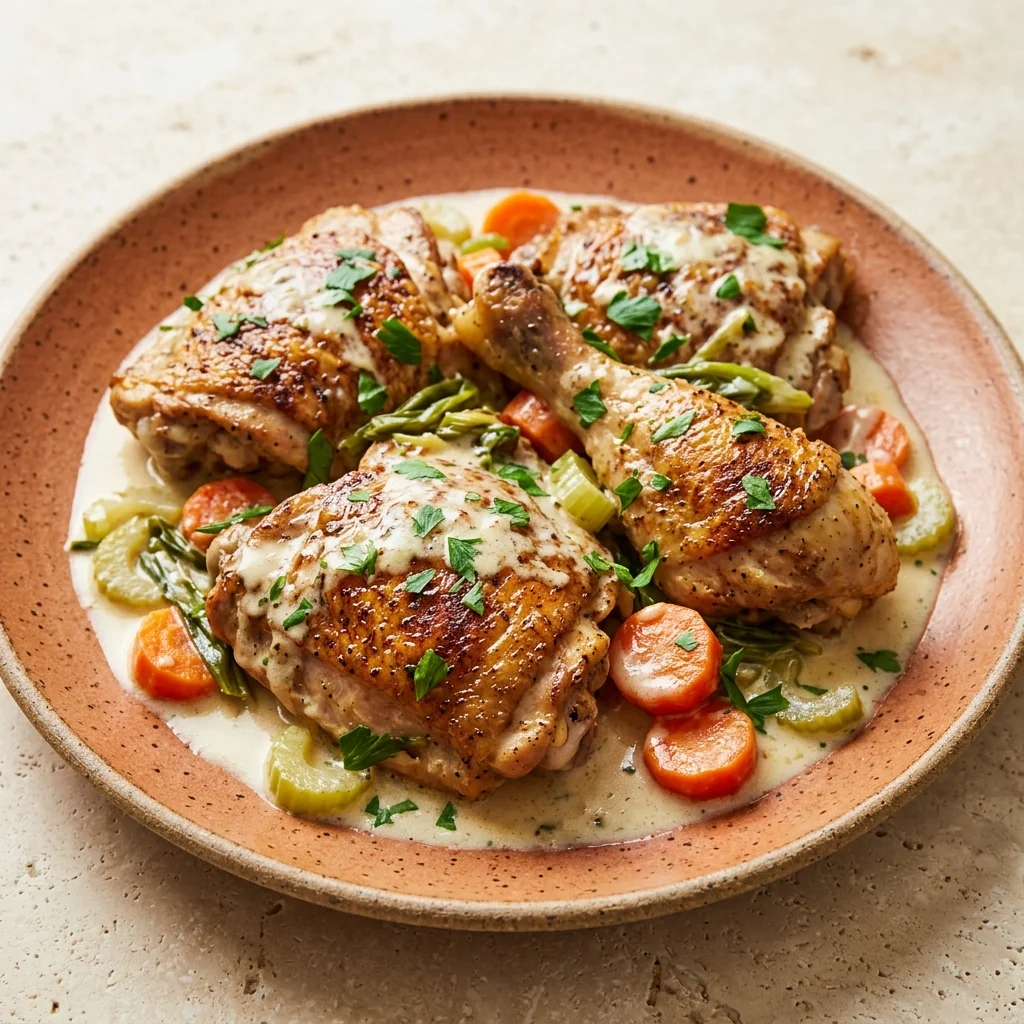 French Chicken Fricassee