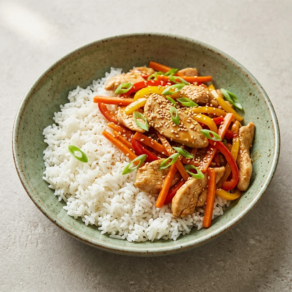 Sesame Chicken Stir Fry
