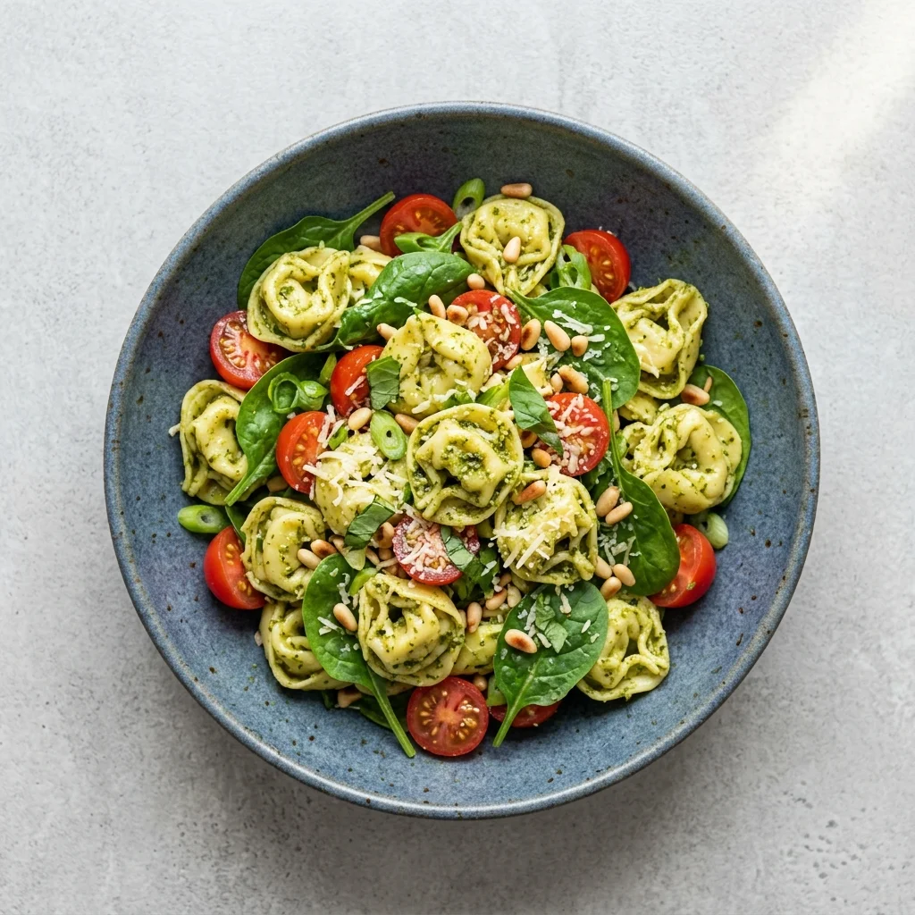 Pesto Tortellini Pasta Salad