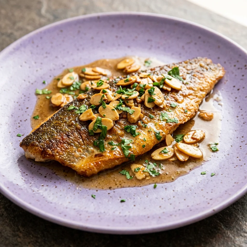 Pan-Seared Trout with Brown Butter and Almonds