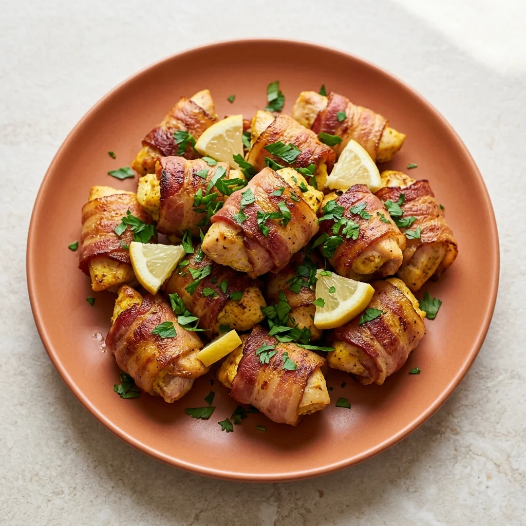 Bacon-Wrapped Chicken Bites