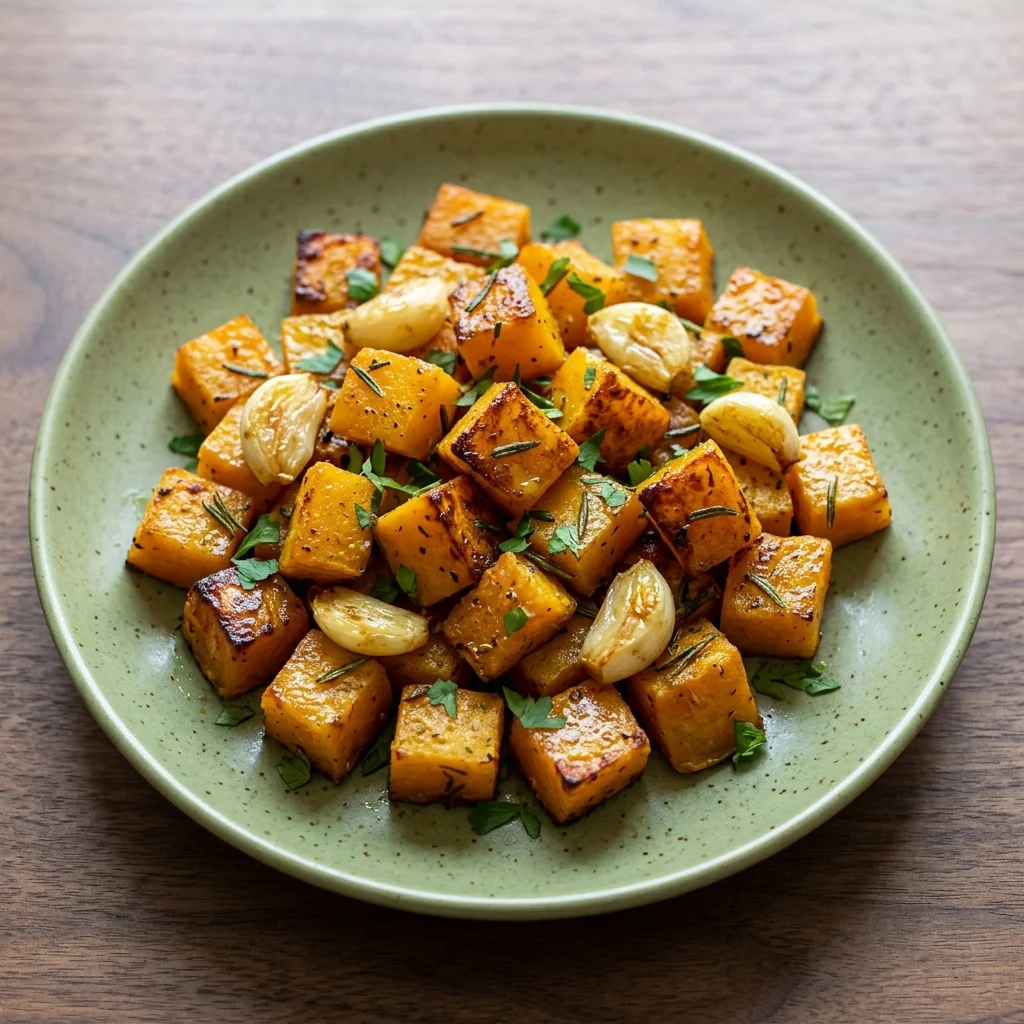 Rosemary-Garlic Roasted Butternut Squash