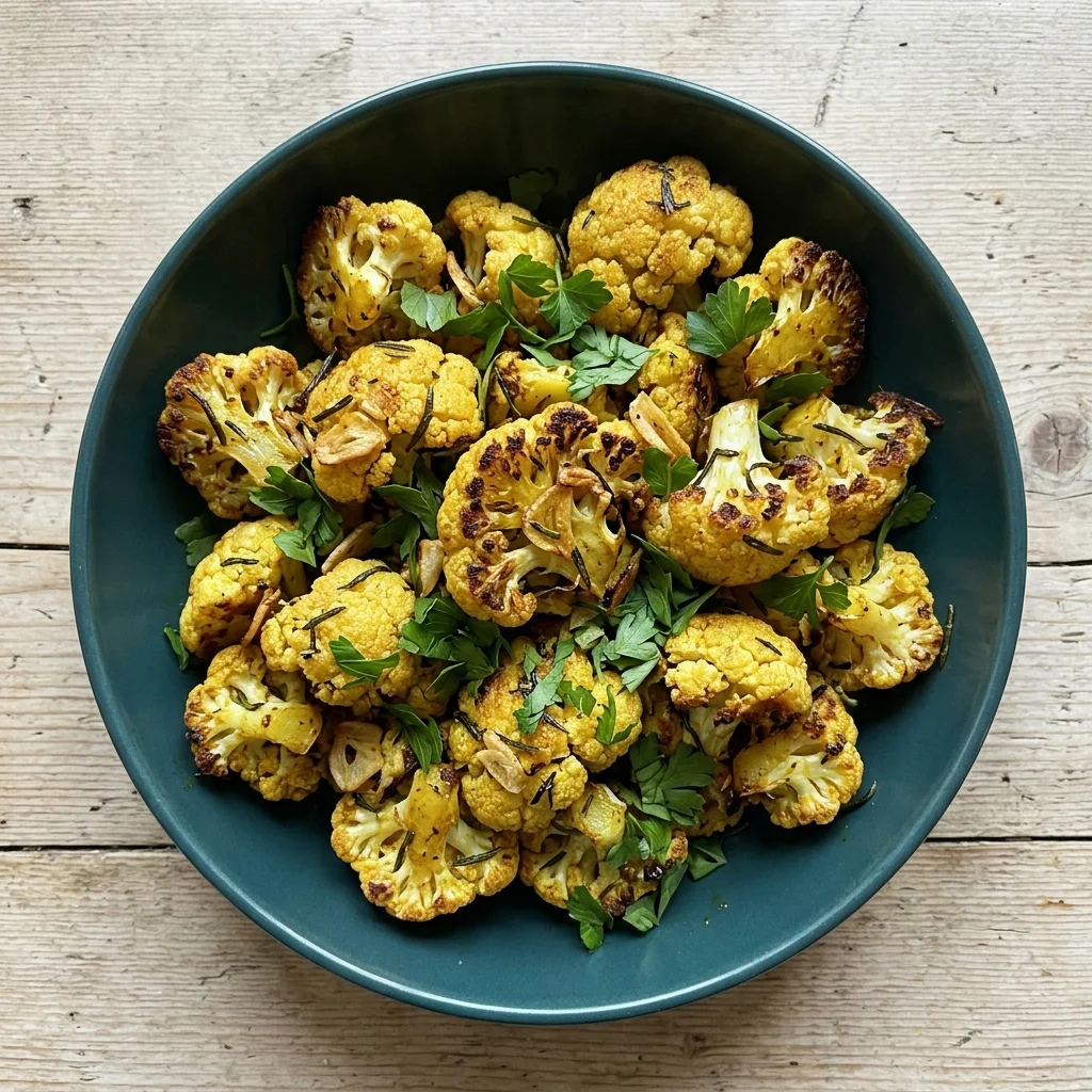 Rosemary-Garlic Roasted Cauliflower