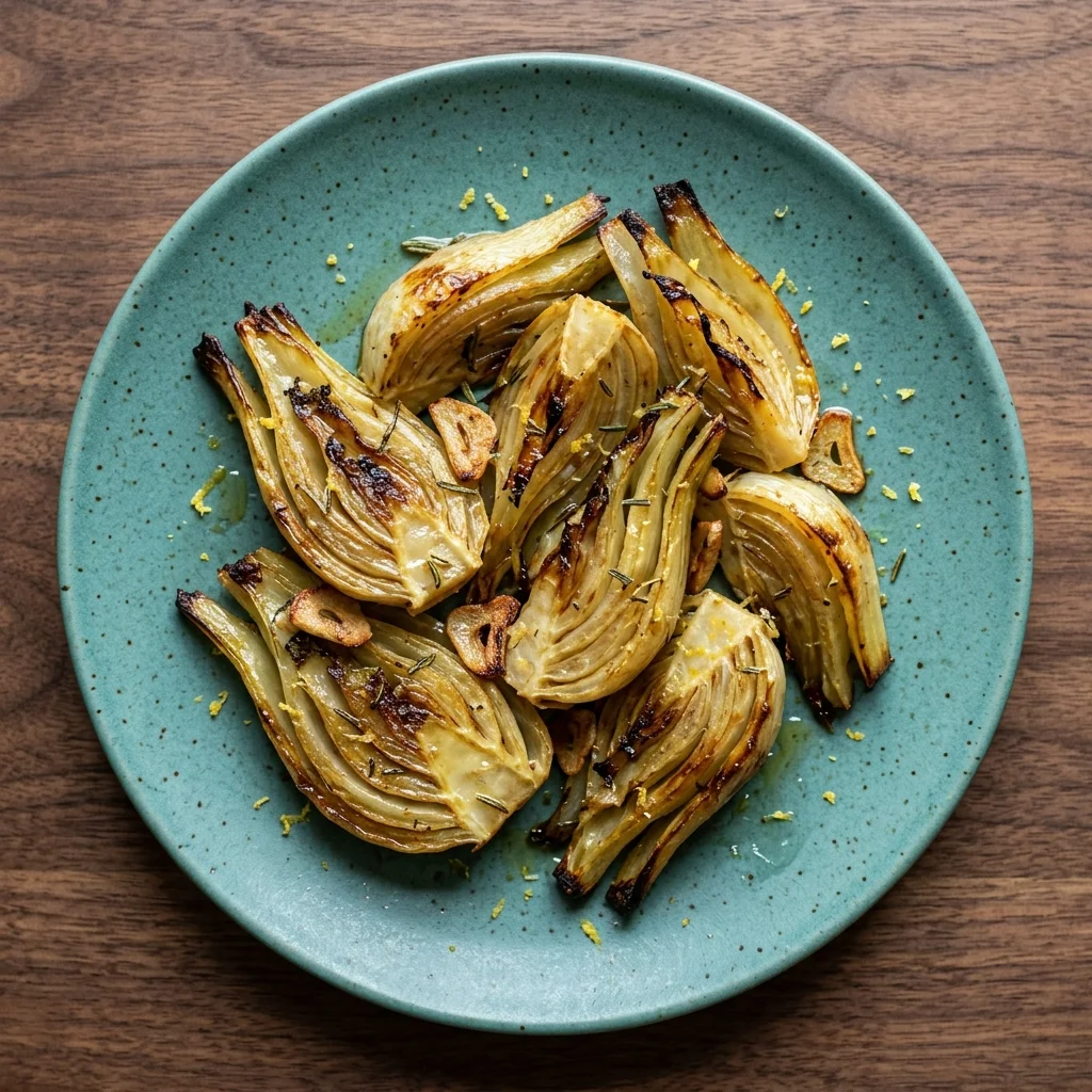 Rosemary-Garlic Roasted Fennel
