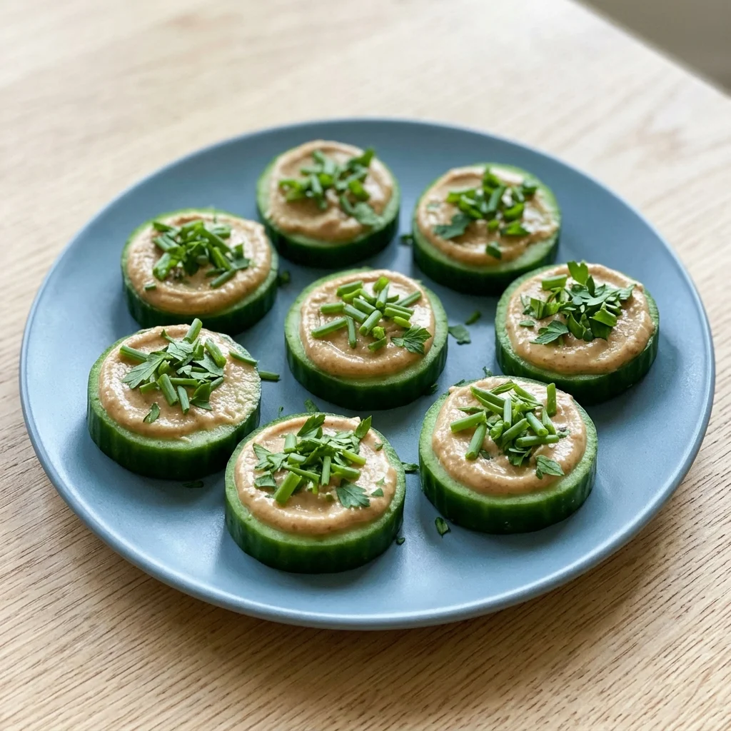 Sunflower Butter Cucumber Sandwiches