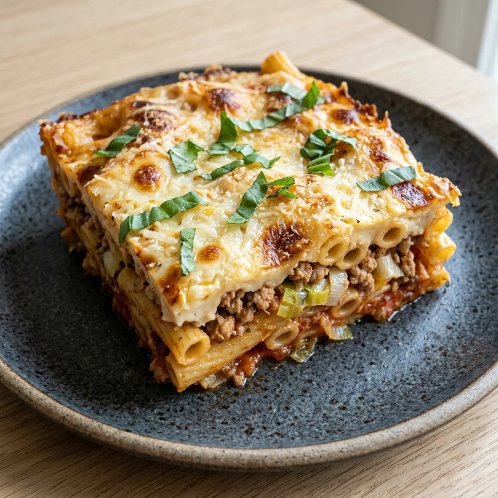 Baked Ziti with Béchamel