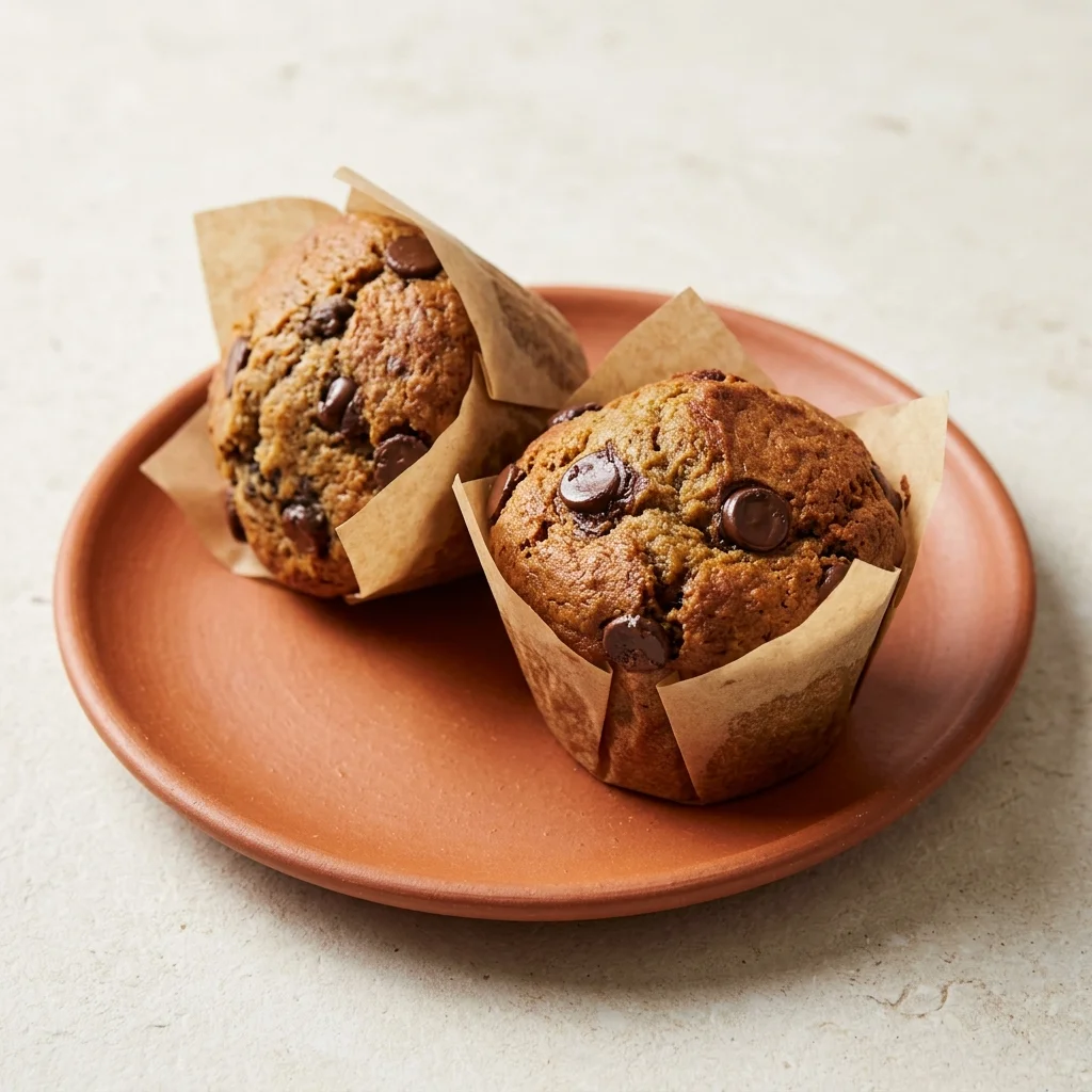 Paleo Almond Flour Chocolate Chip Muffins