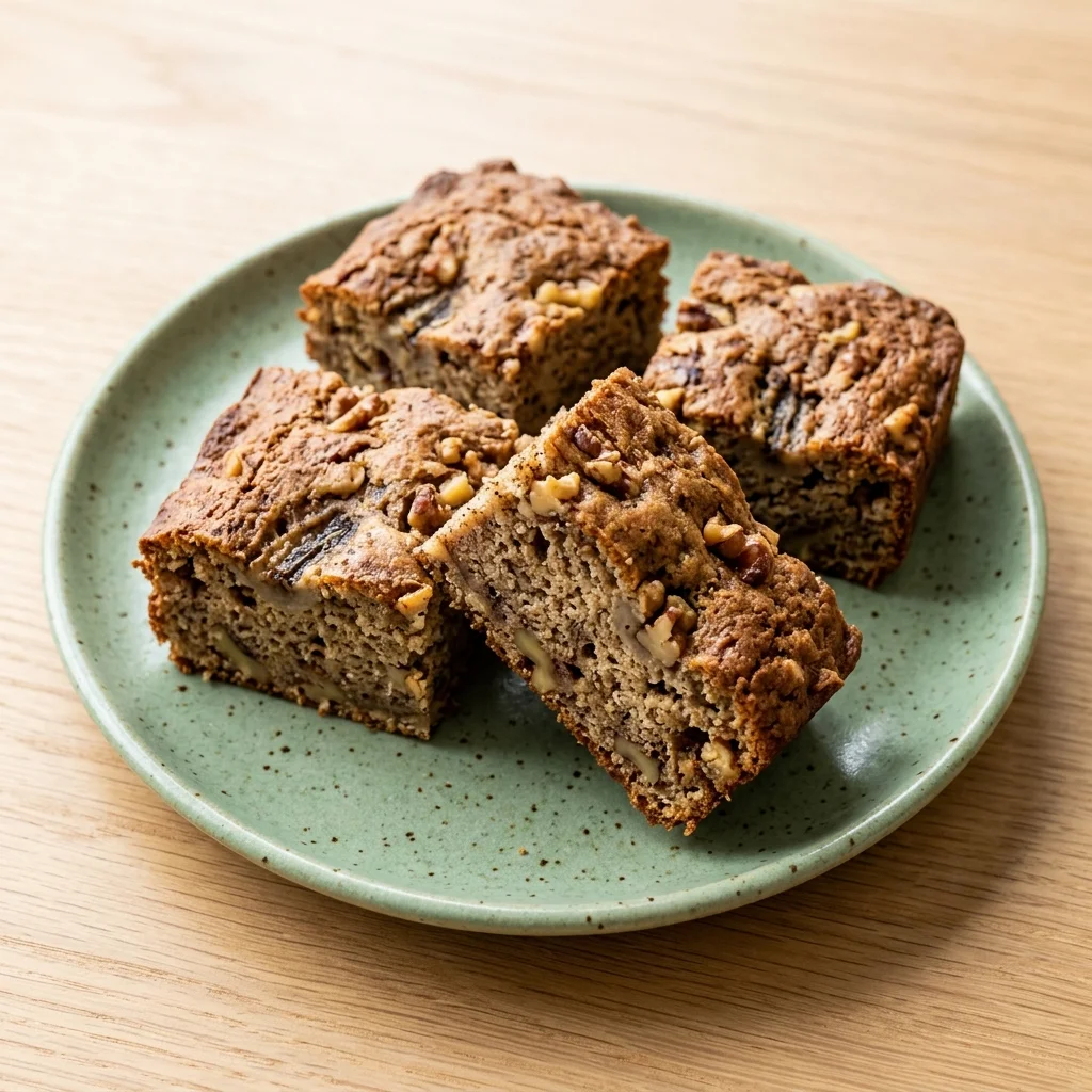 Paleo Almond Flour Banana Bread Bars