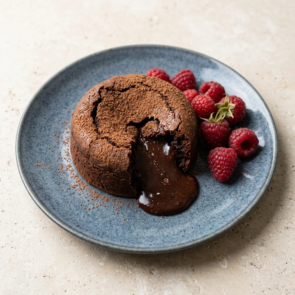Paleo Dark Chocolate Lava Cakes