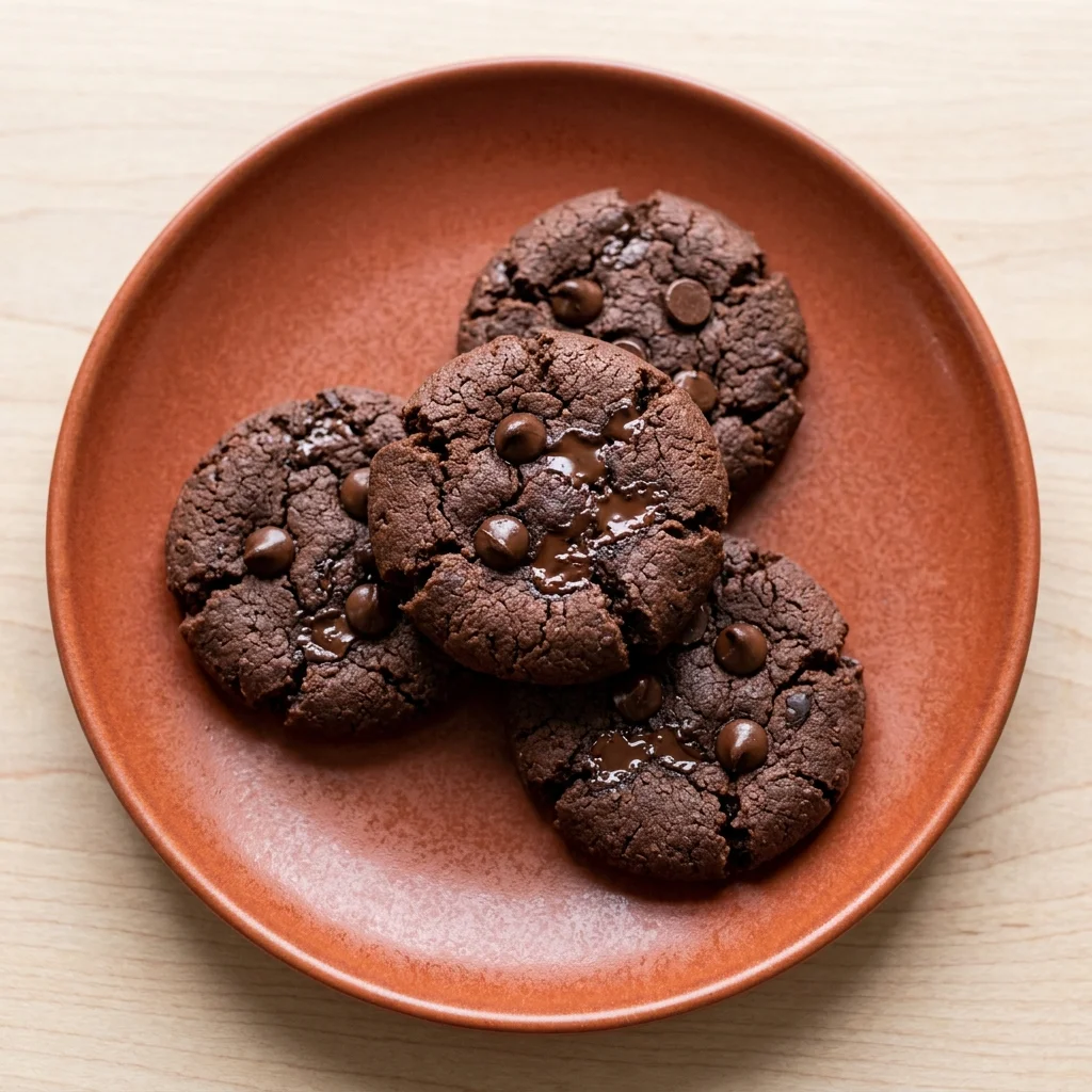 Paleo Double Chocolate Almond Flour Cookies
