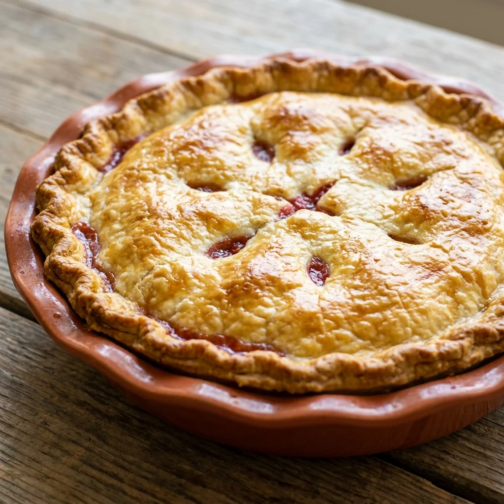 Paleo Strawberry Rhubarb Pie